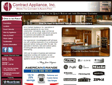 Tablet Screenshot of mjsappliance.com